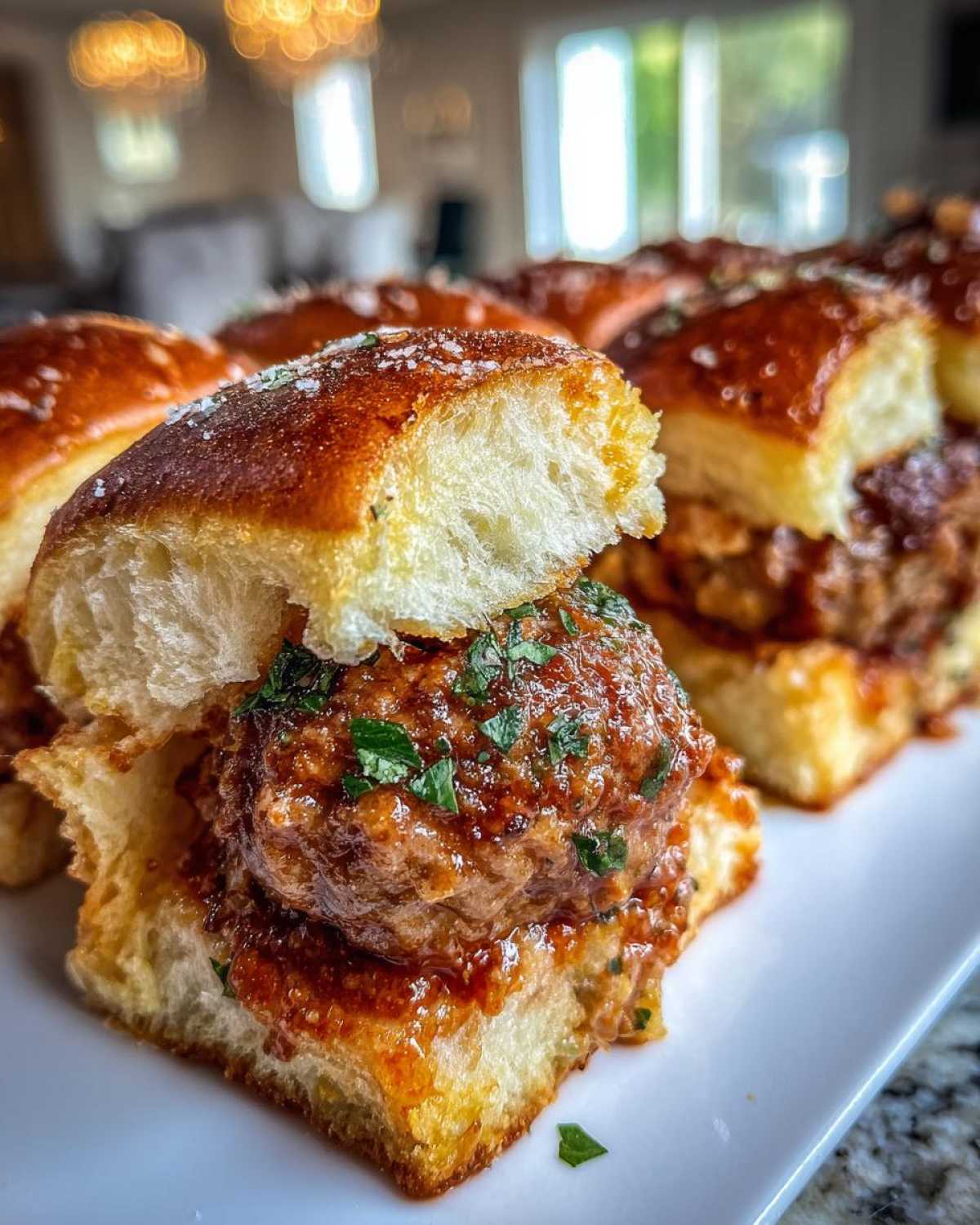 Garlic Bread Meatball Sliders - detail 1