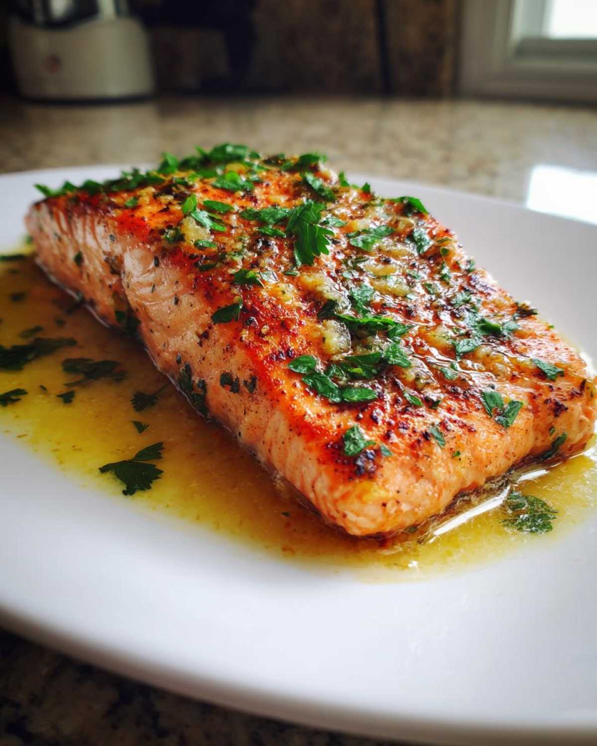 Garlic Butter Roasted Salmon - detail 1