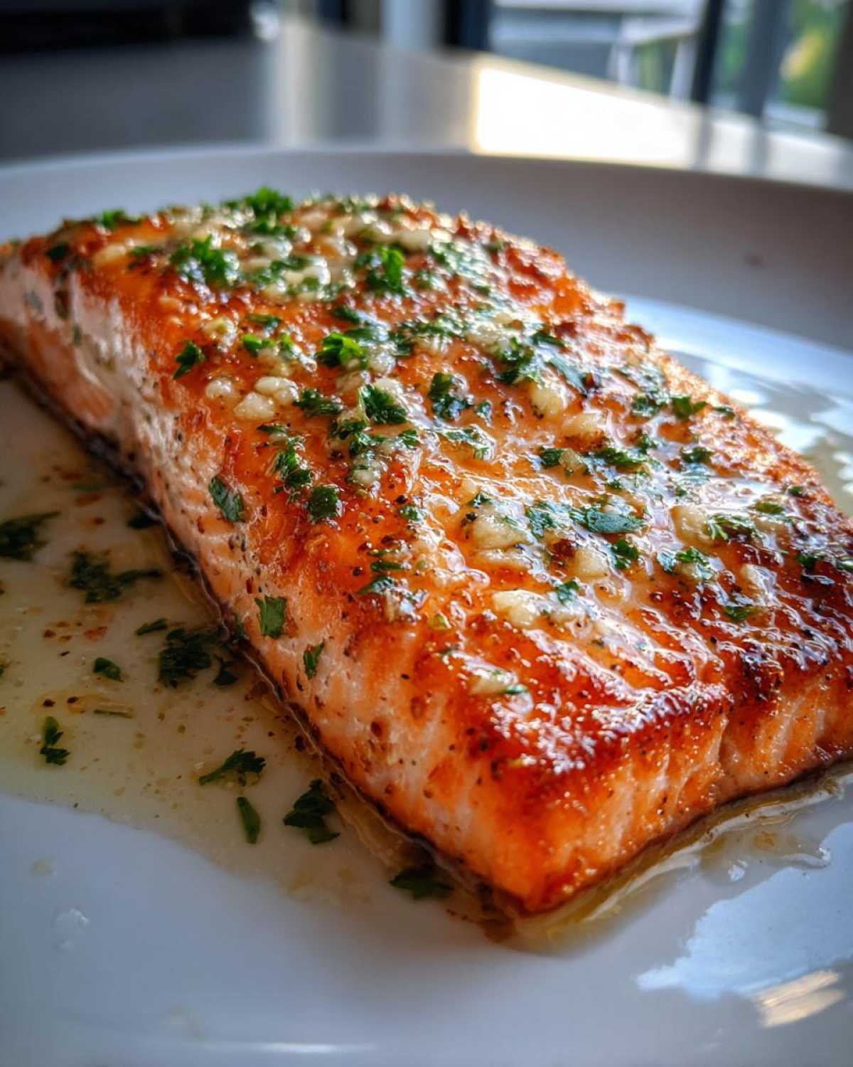 Garlic Butter Roasted Salmon - detail 2