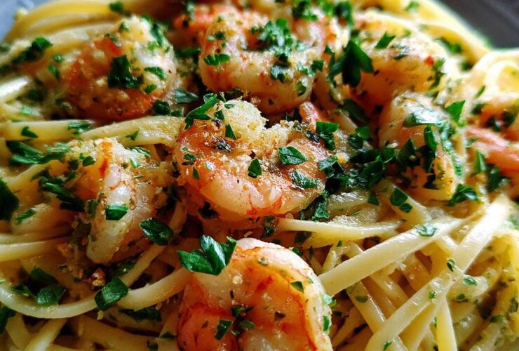 Garlic Butter Shrimp Pasta