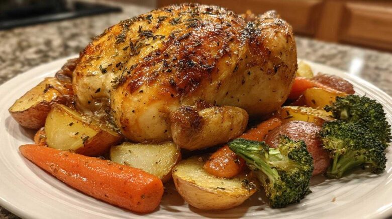 Garlic Herb Roasted Chicken & Vegetables