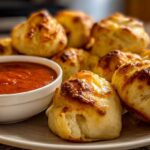 Garlic Knots with Marinara Dipping Sauce