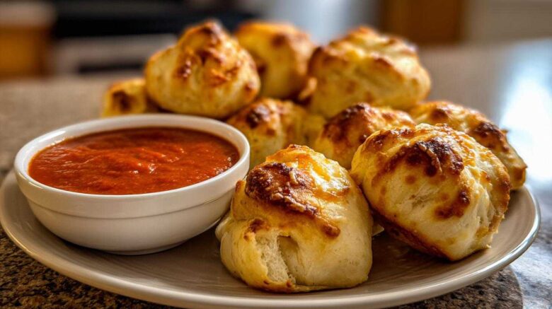 Garlic Knots with Marinara Dipping Sauce