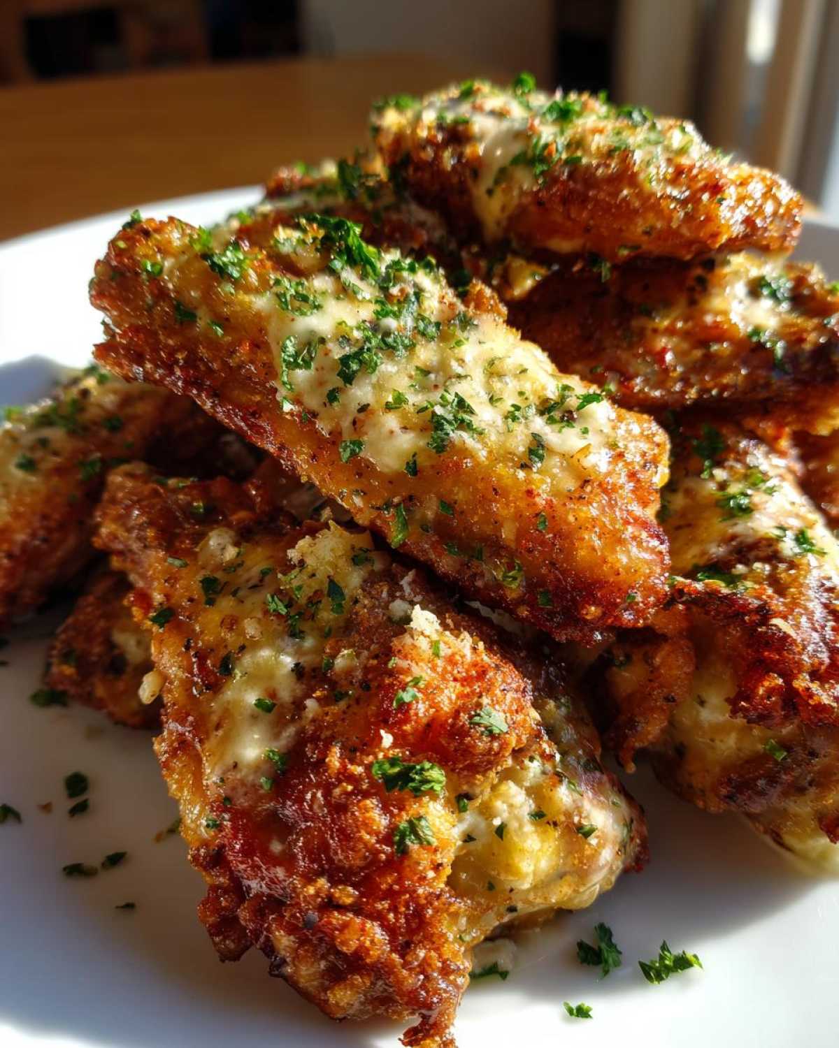Garlic Parmesan Chicken Wings - detail 2