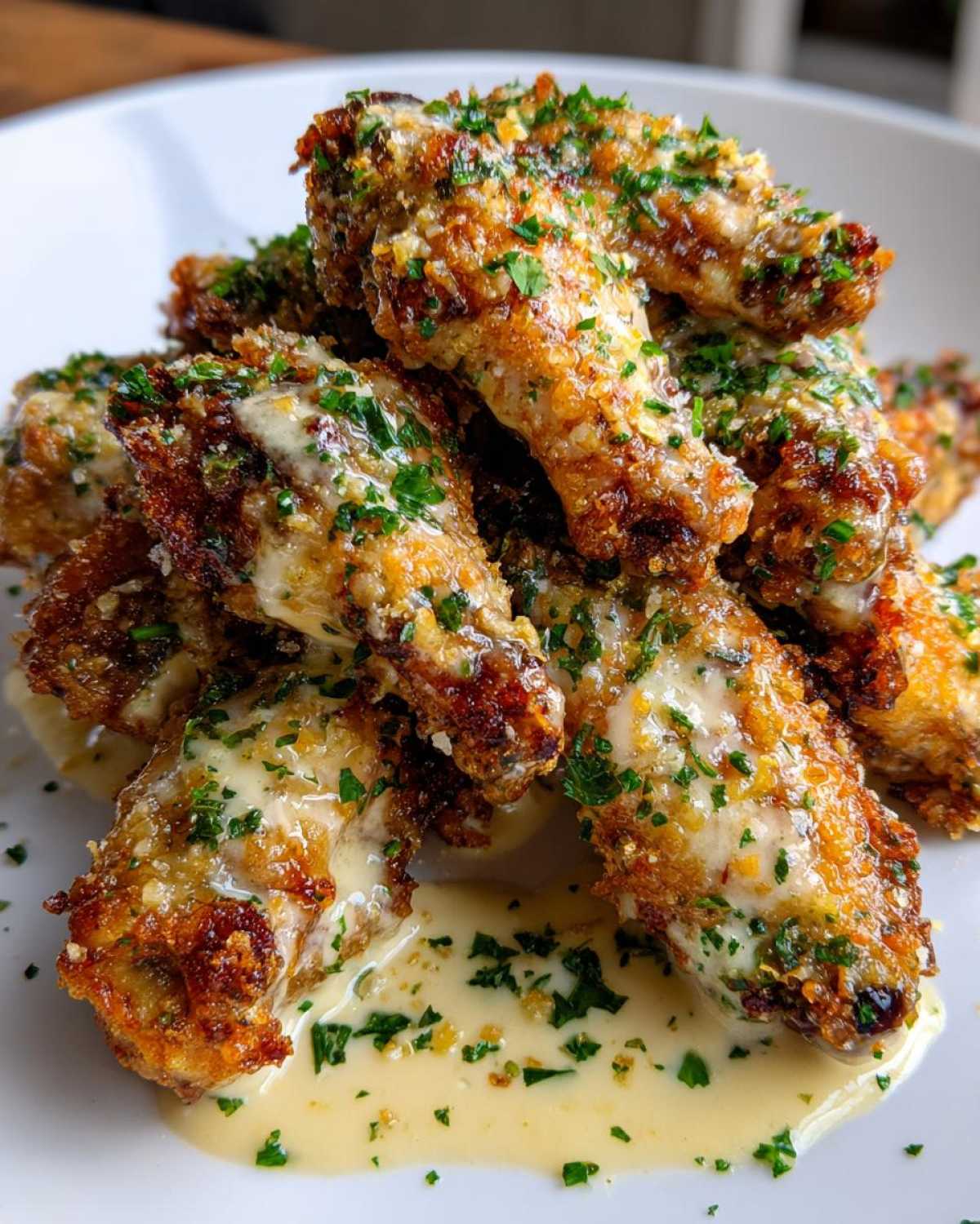 Garlic Parmesan Chicken Wings - detail 4