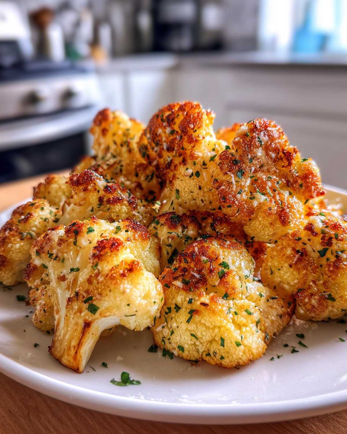 Garlic Parmesan Roasted Cauliflower - detail 1