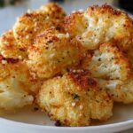 Garlic Parmesan Roasted Cauliflower