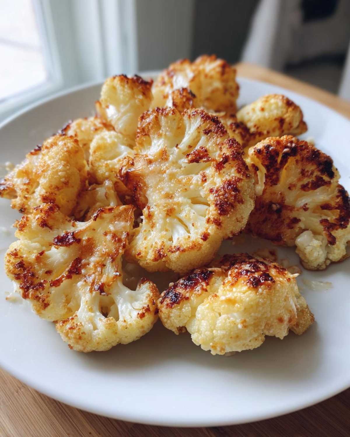 Garlic Parmesan Roasted Cauliflower - detail 2