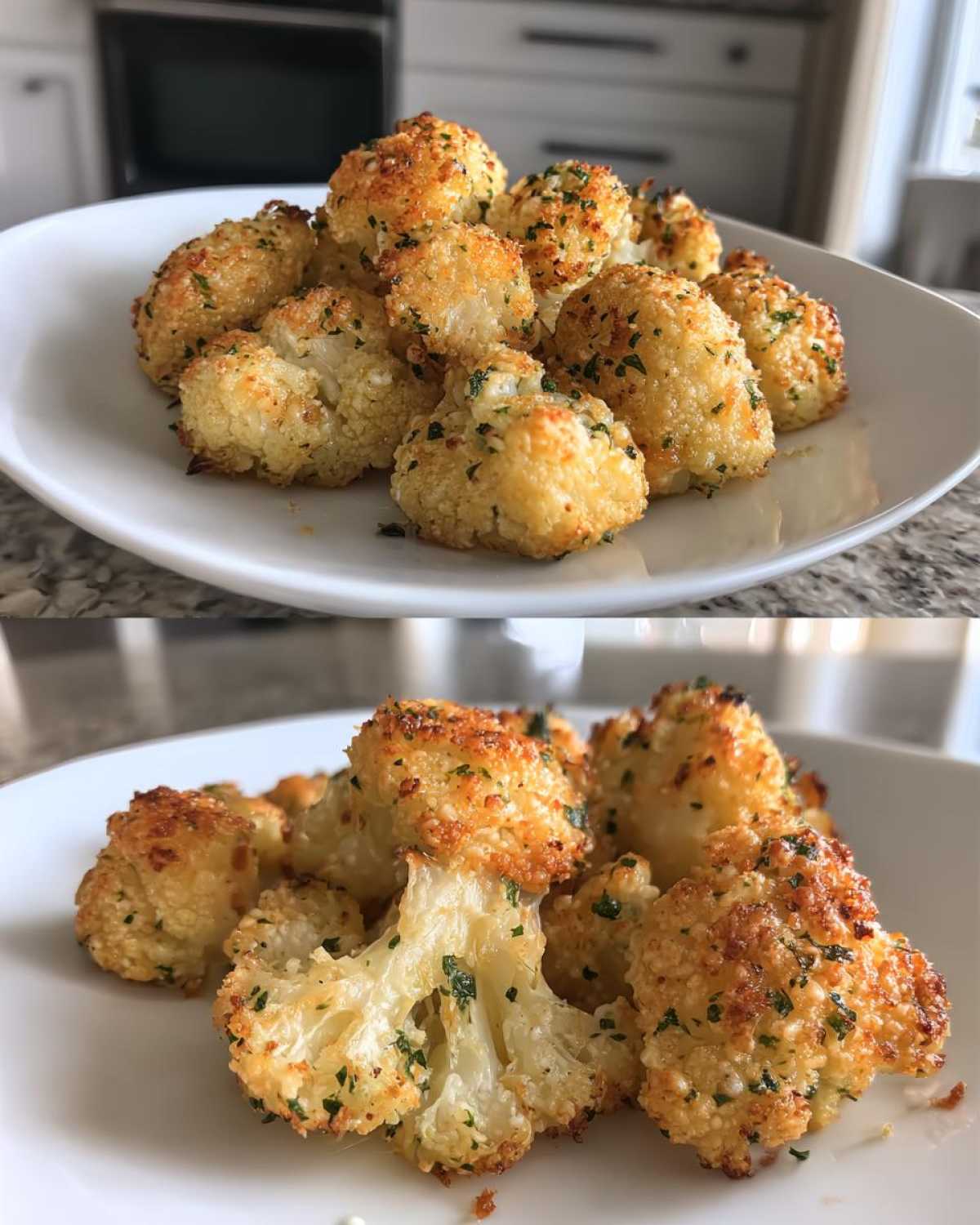 Garlic Parmesan Roasted Cauliflower - detail 4
