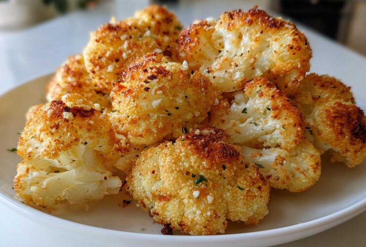Garlic Parmesan Roasted Cauliflower