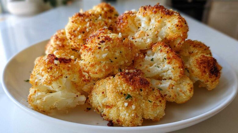 Garlic Parmesan Roasted Cauliflower