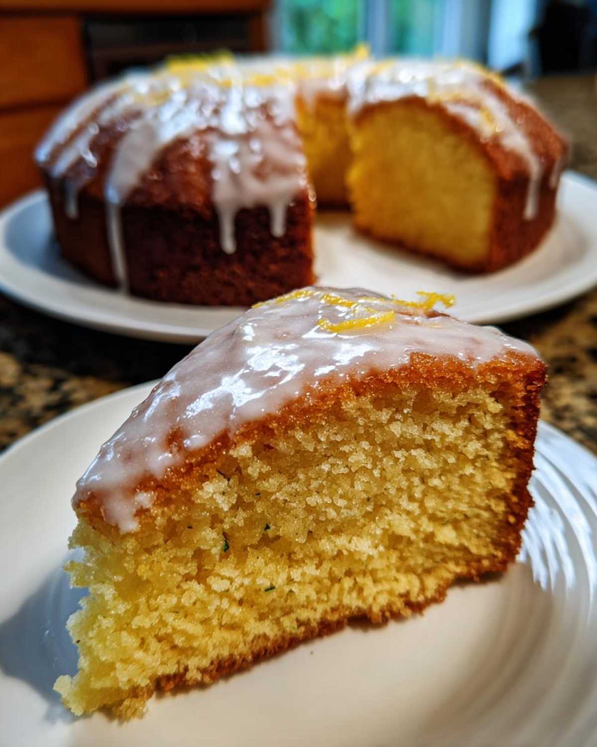Glazed Lemon Zucchini Cake - detail 4