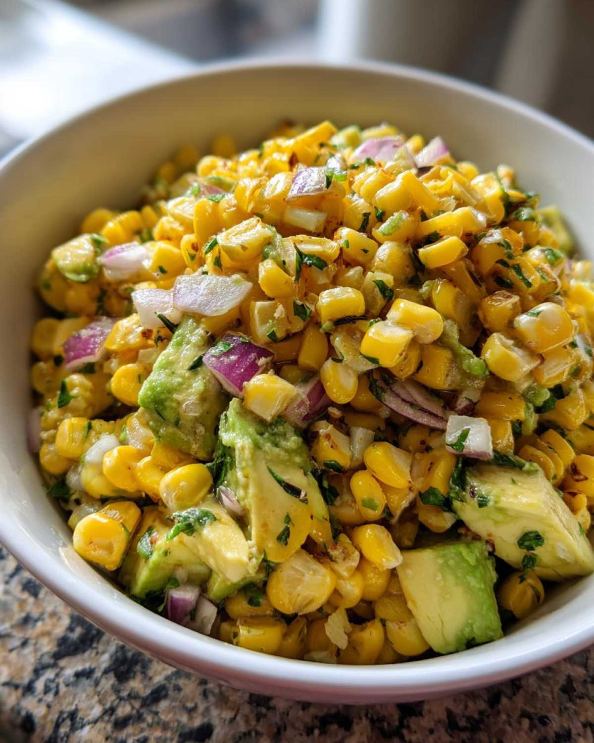 Grilled Corn & Avocado Salad (Summer BBQ Side) - detail 2