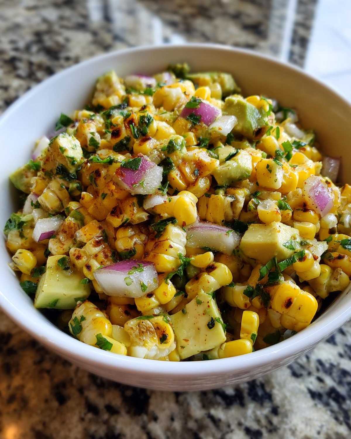 Grilled Corn & Avocado Salad (Summer BBQ Side) - detail 3