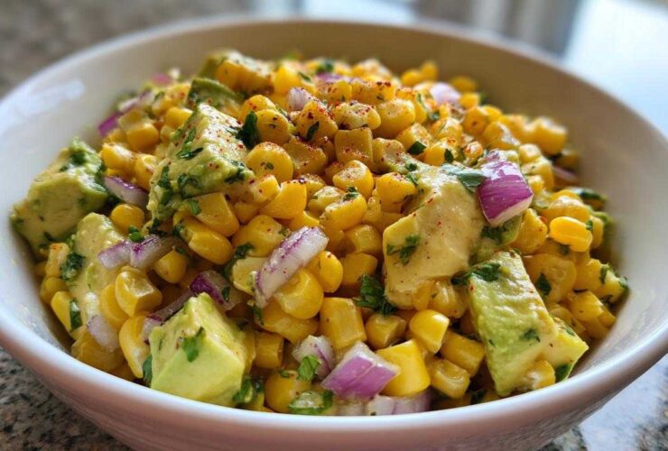 Grilled Corn & Avocado Salad (Summer BBQ Side)