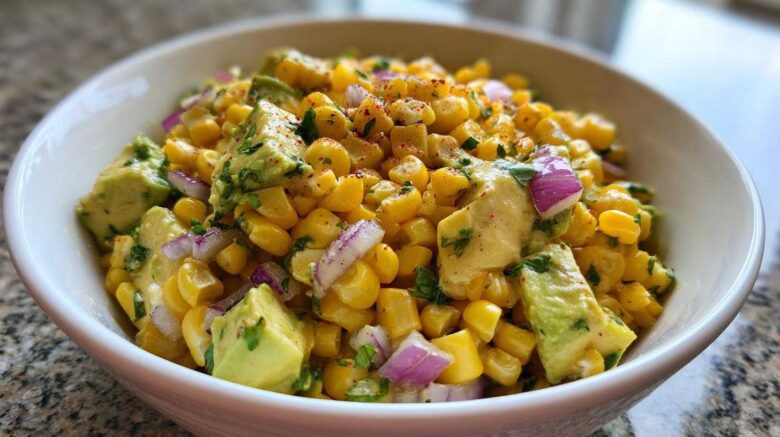 Grilled Corn & Avocado Salad (Summer BBQ Side)