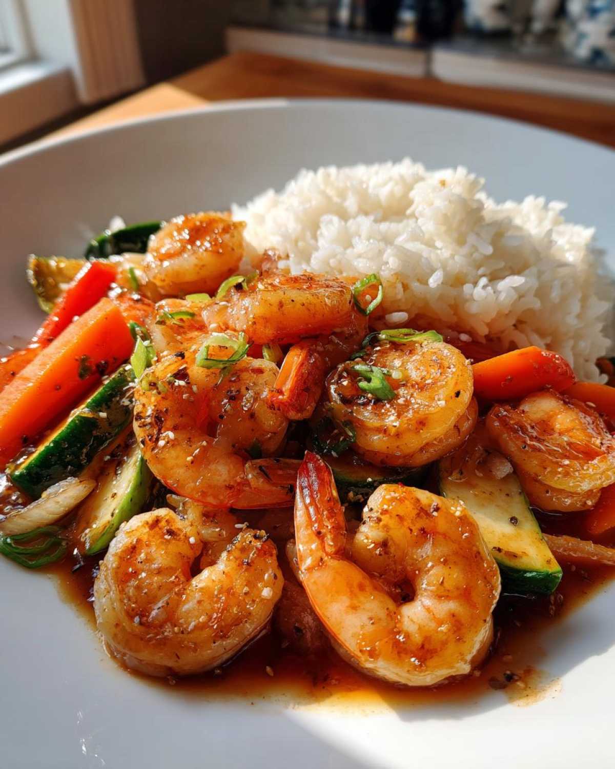 Honey Garlic Shrimp Stir-Fry - detail 3