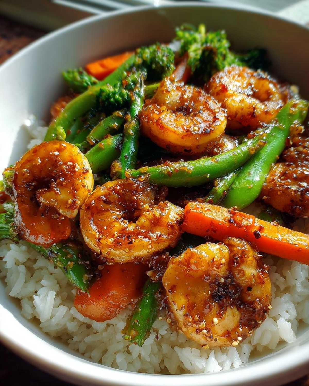 Honey Garlic Shrimp Stir-Fry - detail 4