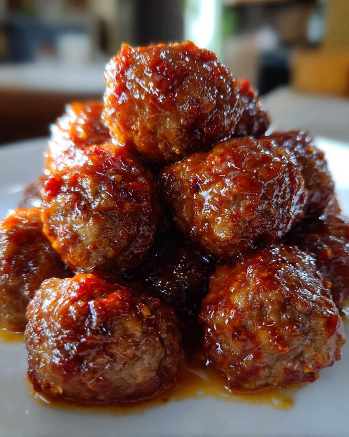 Honey Sriracha Meatballs - detail 1