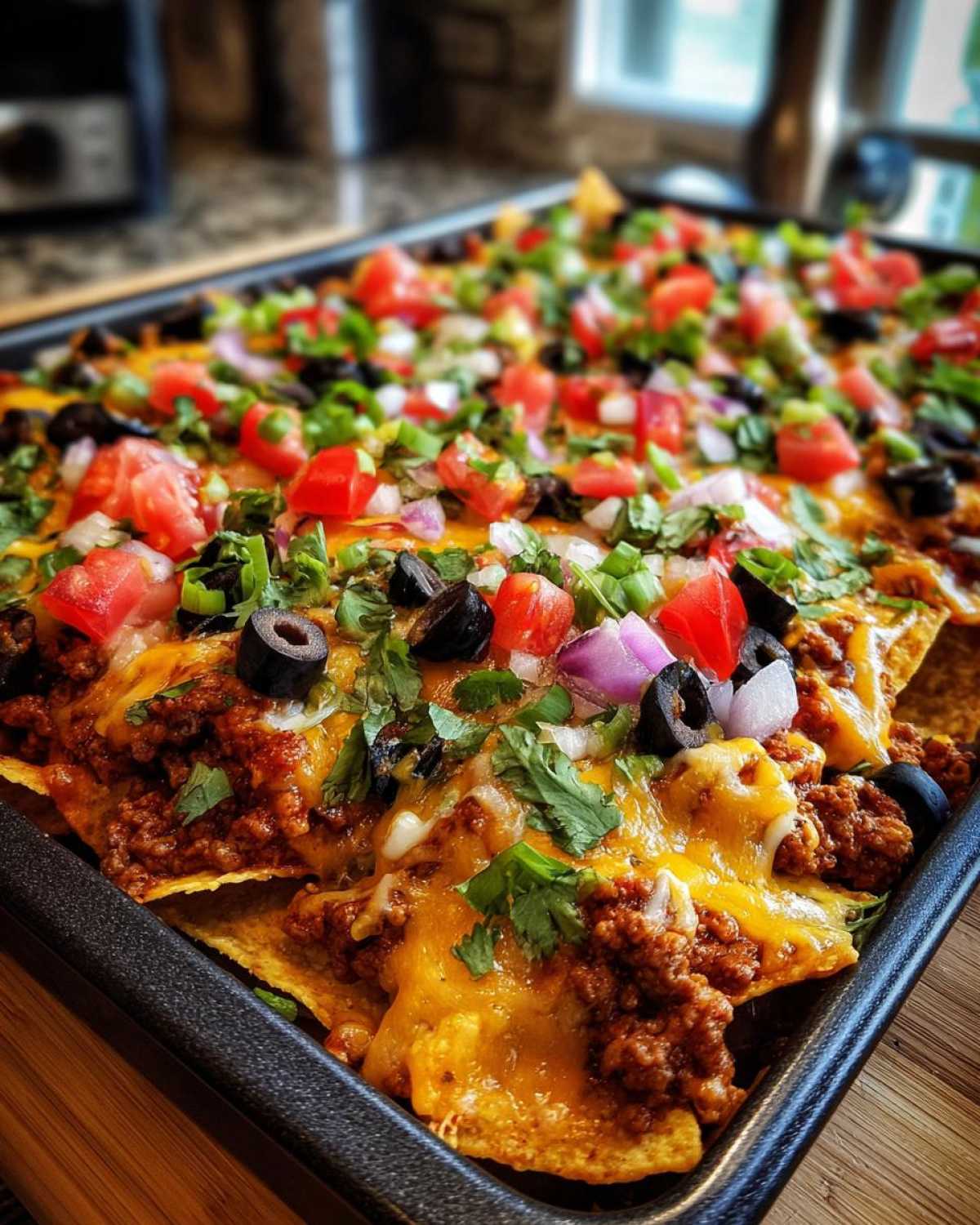 Loaded Sheet Pan Nachos - detail 4