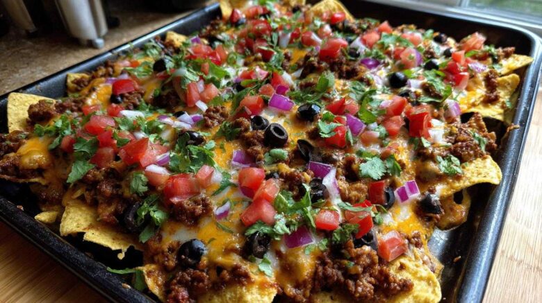 Loaded Sheet Pan Nachos