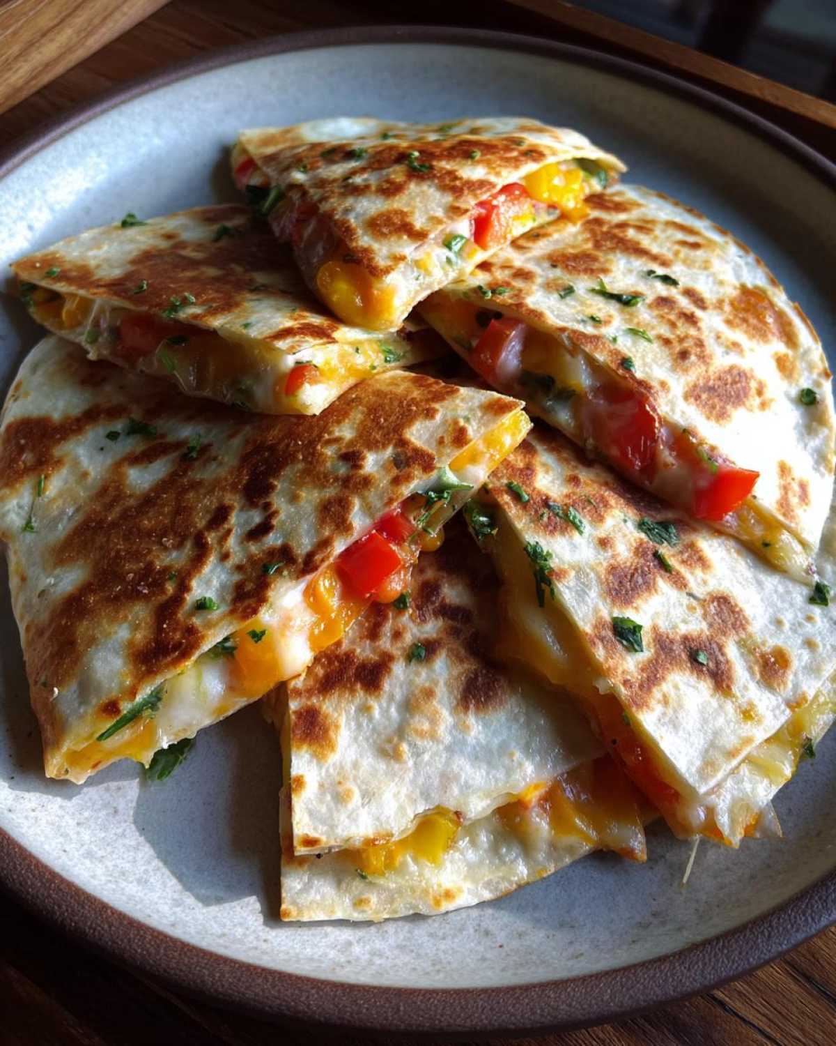 Loaded Veggie Quesadillas - detail 2