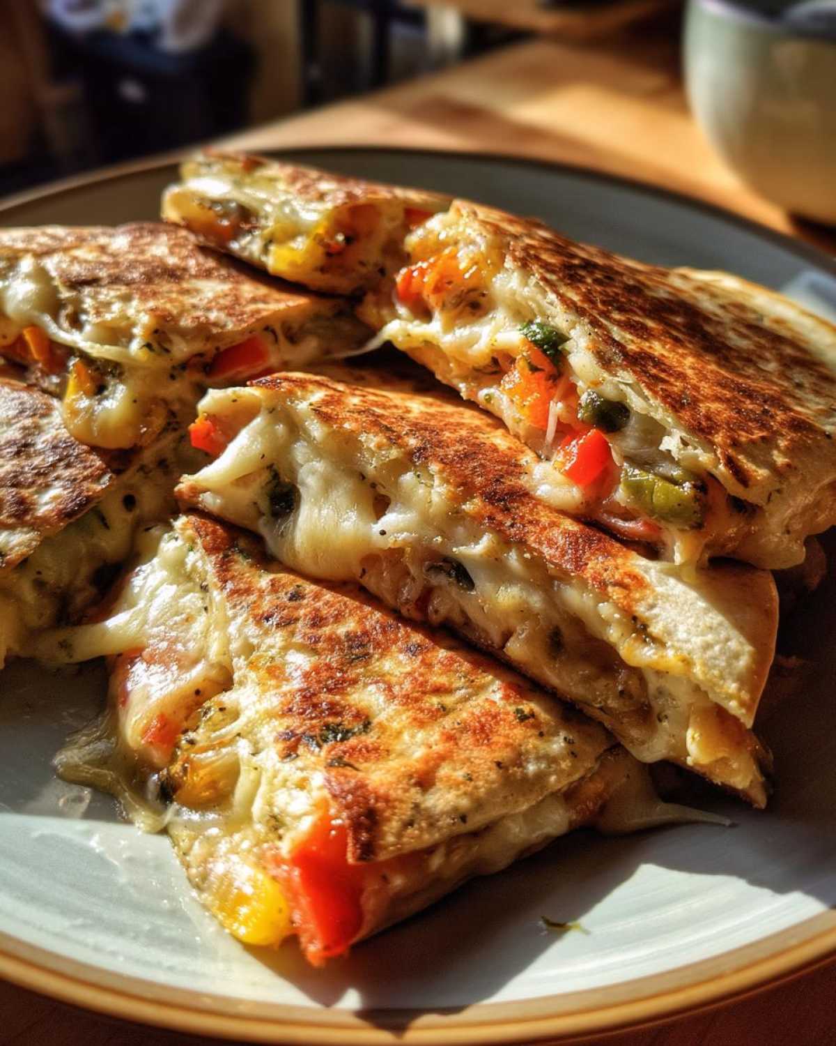 Loaded Veggie Quesadillas - detail 3