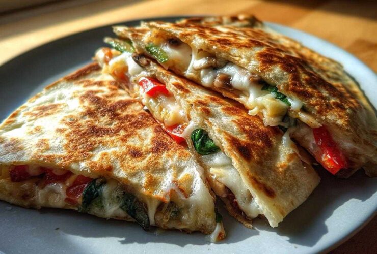 Loaded Veggie Quesadillas