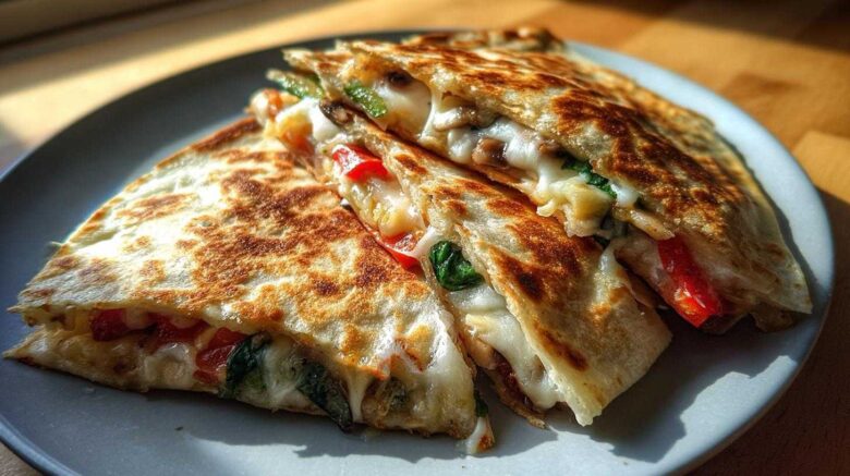 Loaded Veggie Quesadillas