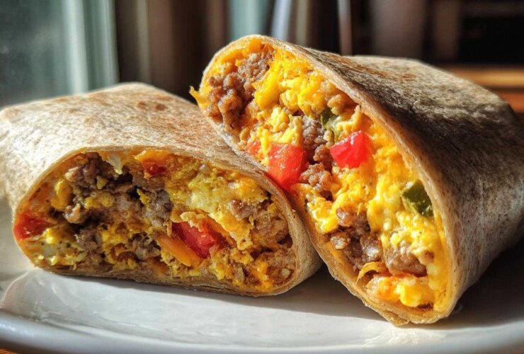 Make-Ahead Breakfast Burritos (Freezer-Friendly)