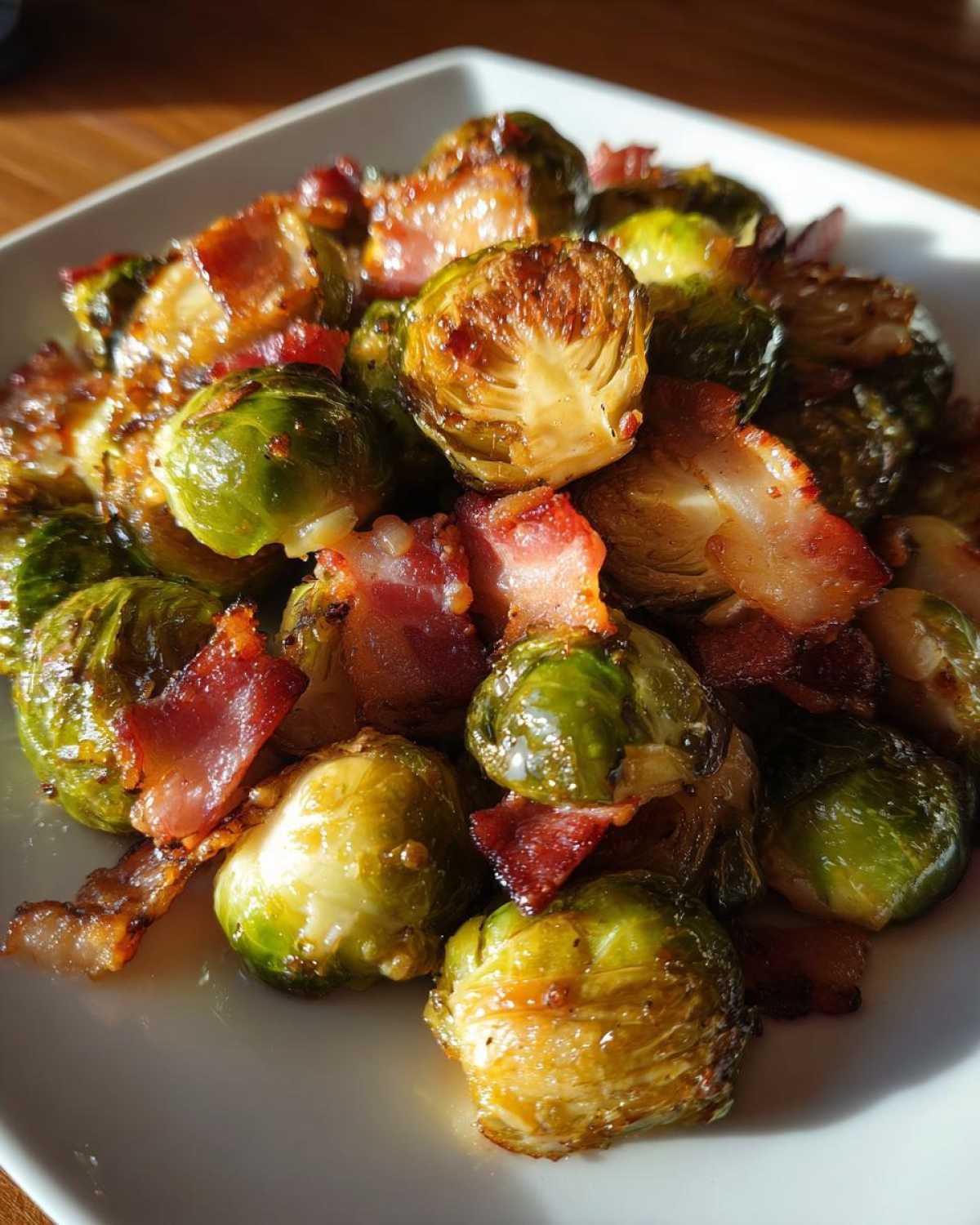 Maple Bacon Brussels Sprouts - detail 1