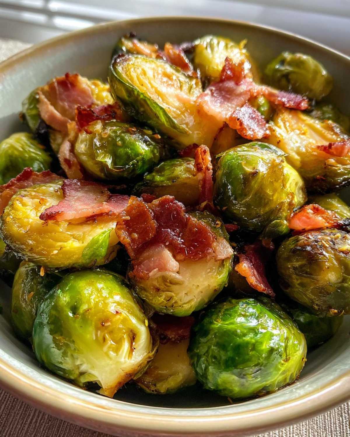 Maple Bacon Brussels Sprouts - detail 4