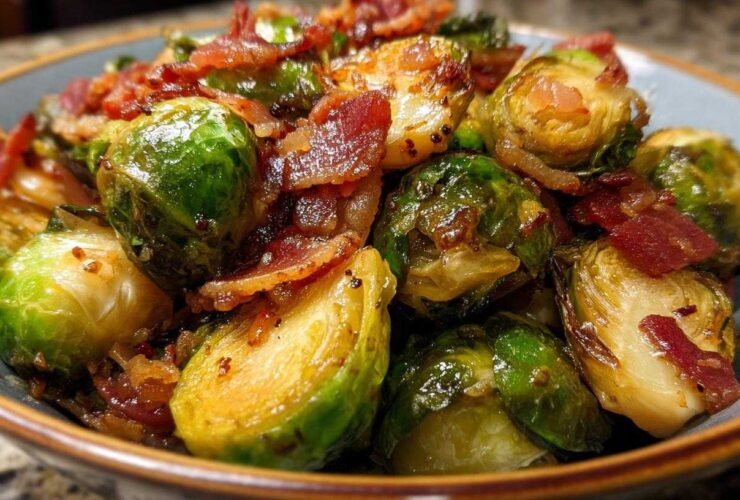 Maple Bacon Brussels Sprouts