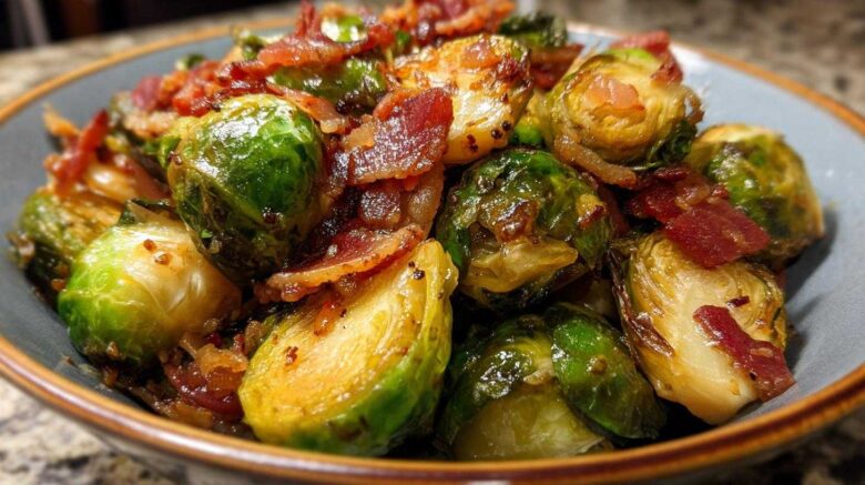 Maple Bacon Brussels Sprouts