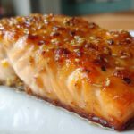 Maple Dijon Glazed Salmon
