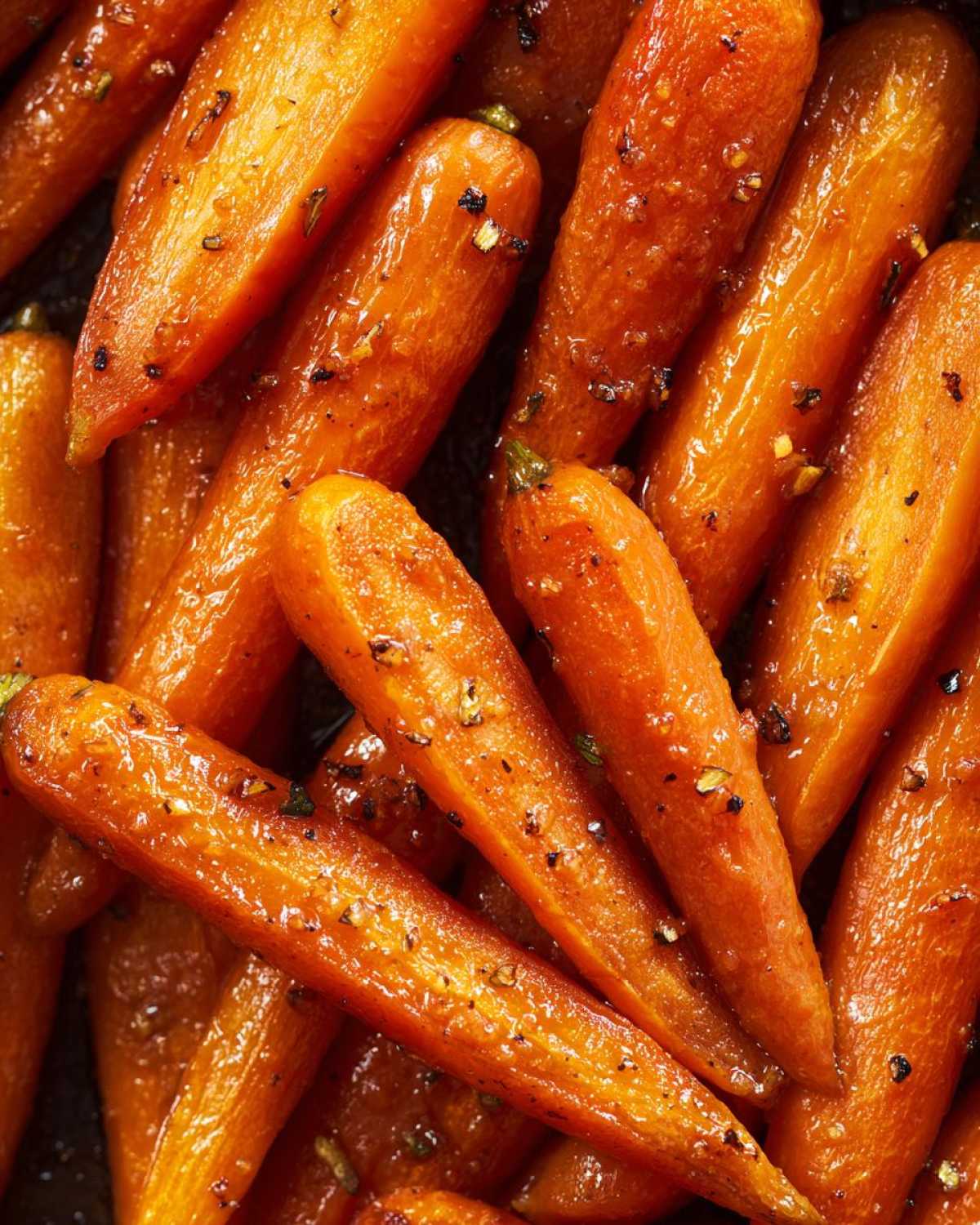 Maple Glazed Carrots - detail 2