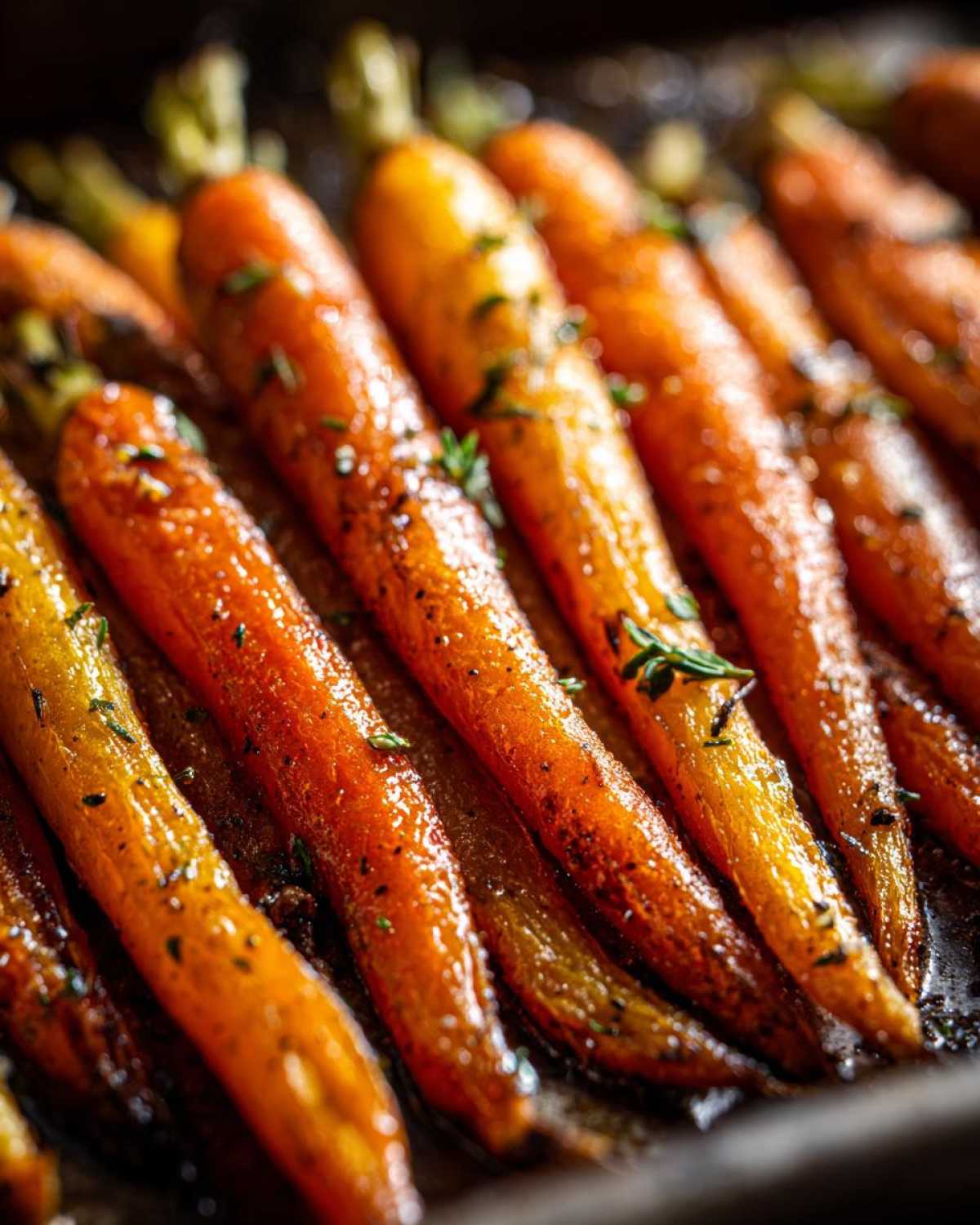 Maple Glazed Carrots - detail 3