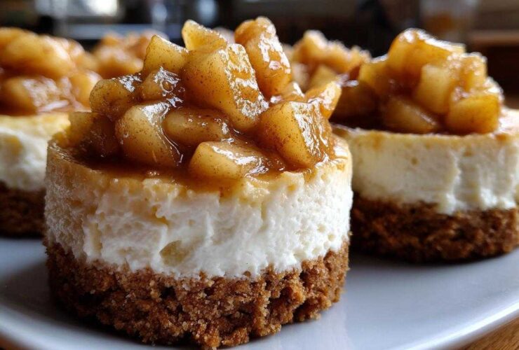 Mini Apple Cheesecakes