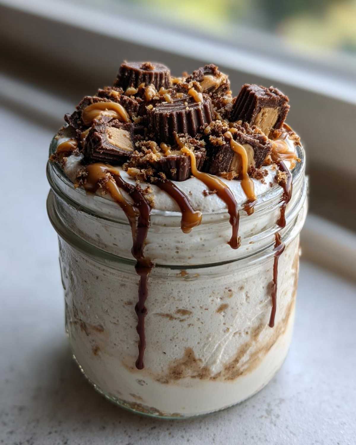 No-Bake Peanut Butter Pie in Jars - detail 2