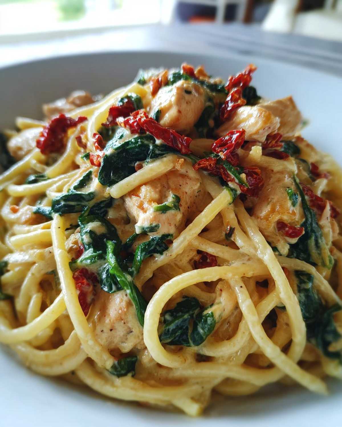 One-Pot Creamy Tuscan Chicken Pasta - detail 1