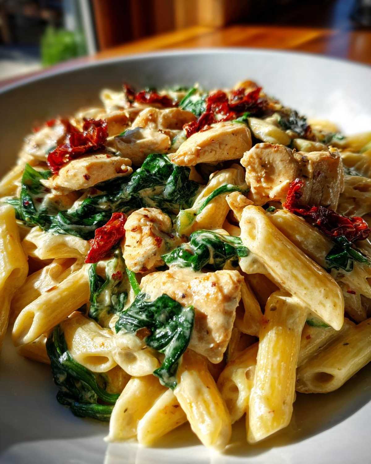 One-Pot Creamy Tuscan Chicken Pasta - detail 4