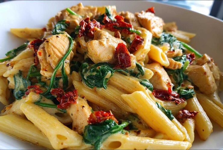 One-Pot Creamy Tuscan Chicken Pasta