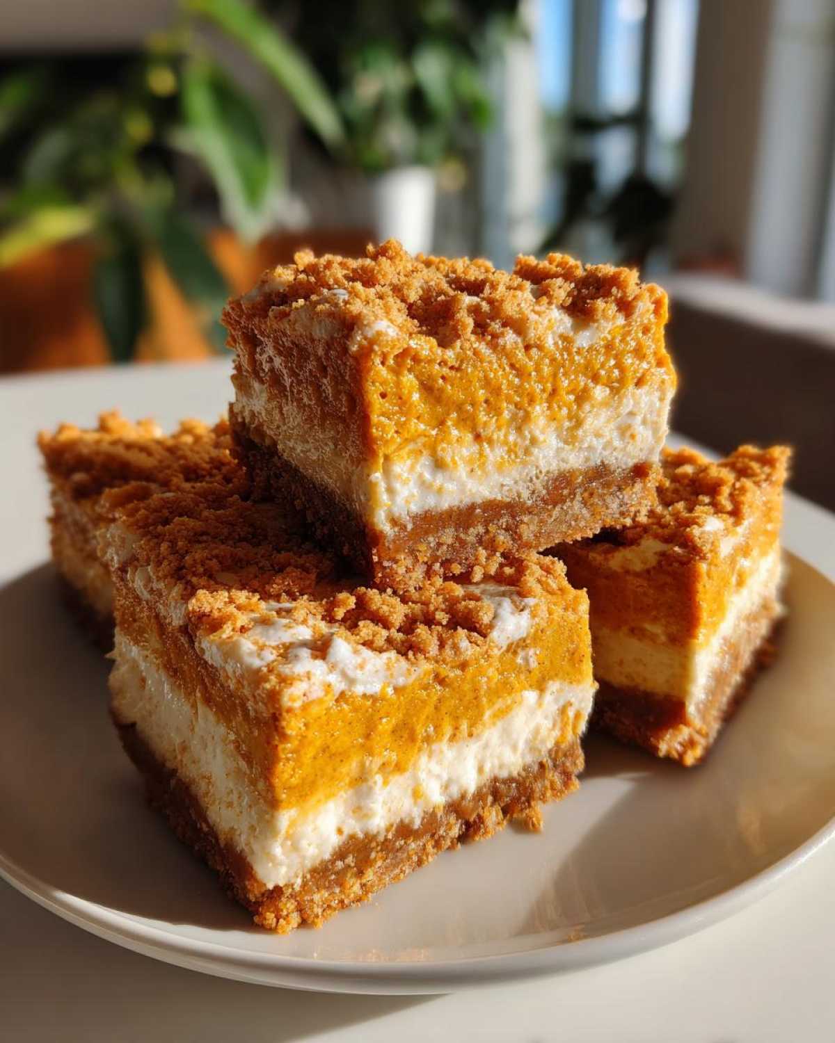 Pumpkin Cheesecake Bars - detail 1