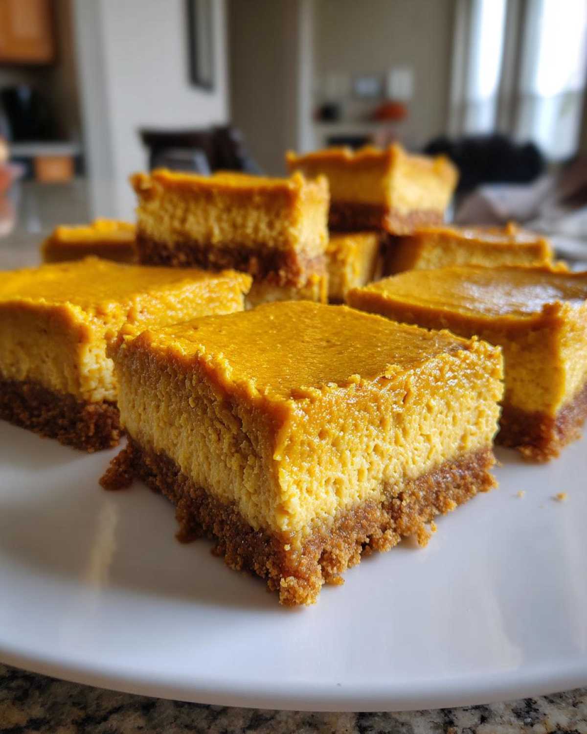 Pumpkin Cheesecake Bars - detail 4