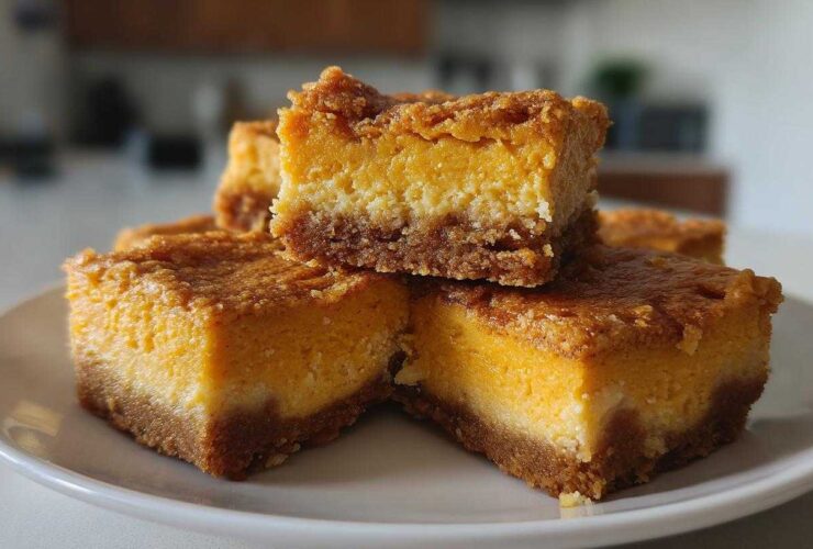 Pumpkin Cheesecake Bars