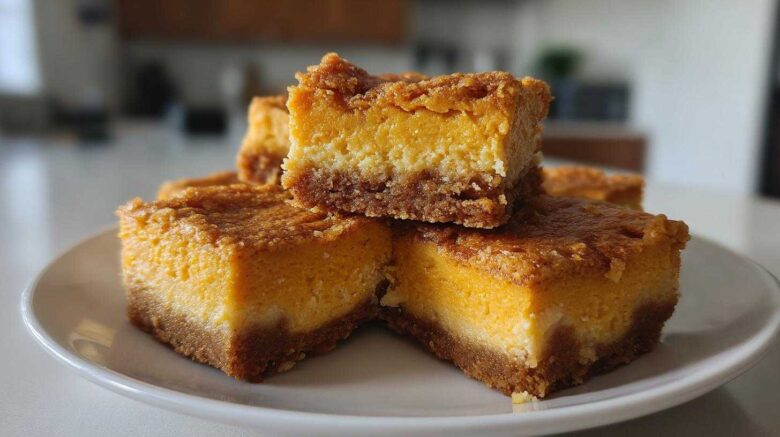 Pumpkin Cheesecake Bars