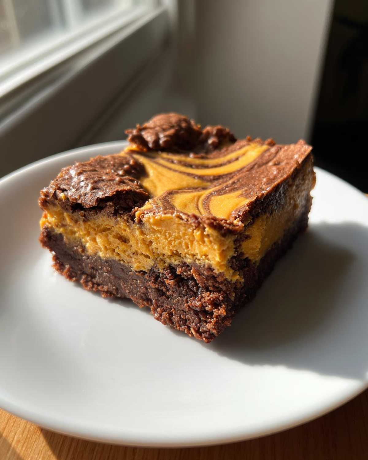 Pumpkin Cheesecake Brownies - detail 2