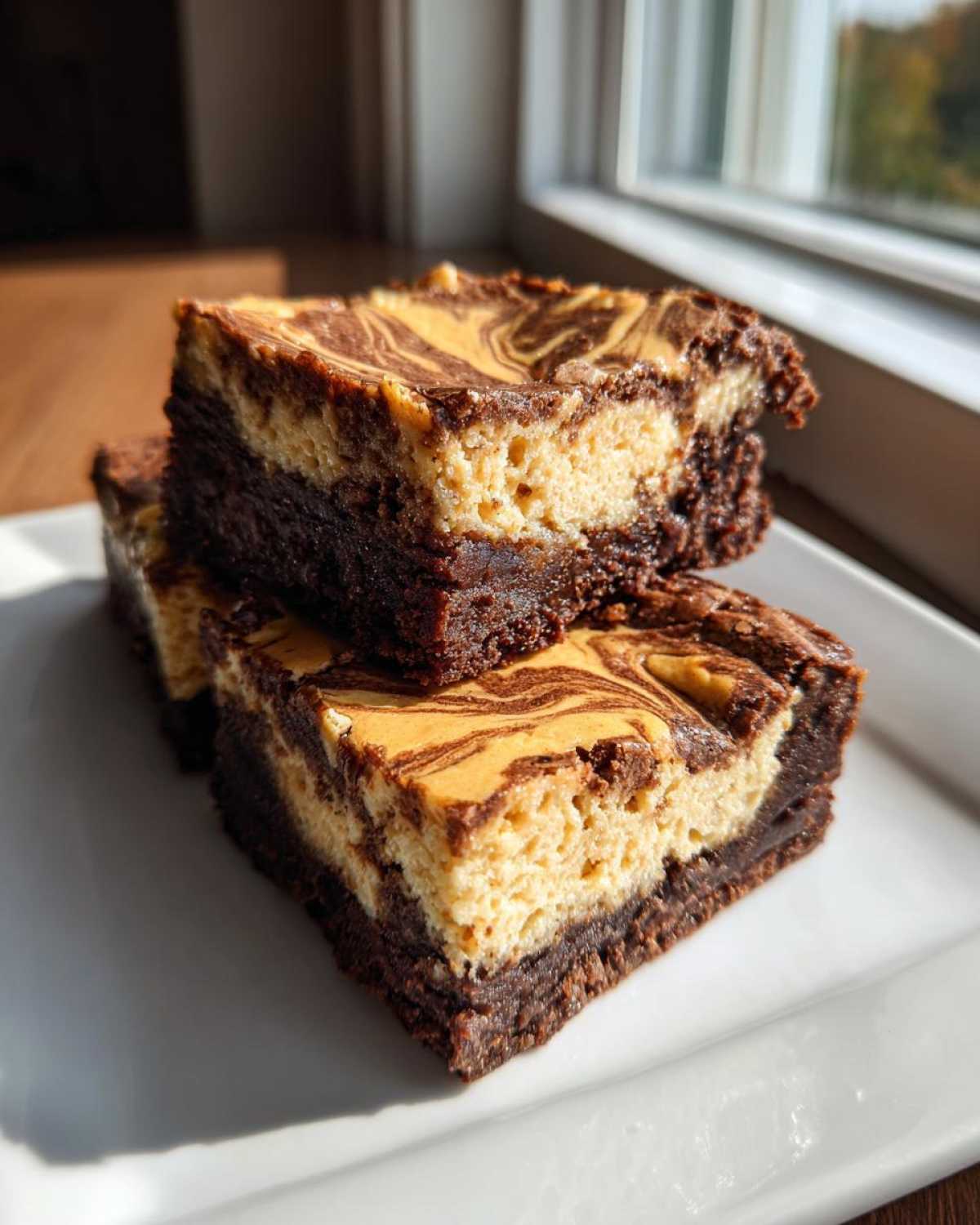 Pumpkin Cheesecake Brownies - detail 4
