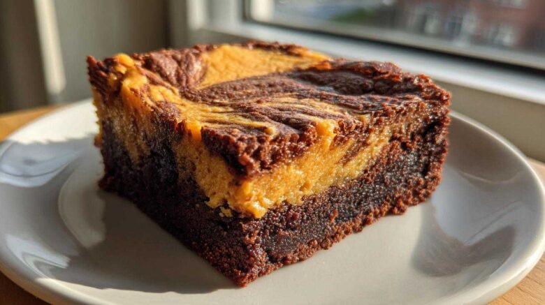 Pumpkin Cheesecake Brownies