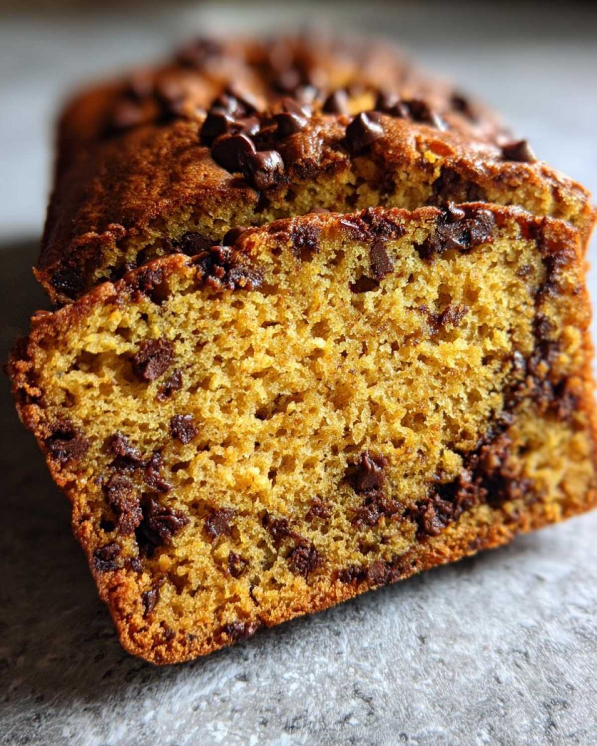 Pumpkin Chocolate Chip Bread - detail 1